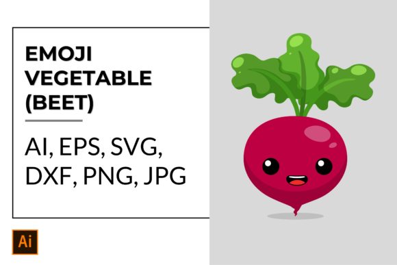 Emoji – Vegetable Beet #24 Graphic Illustrations By studioarahangin