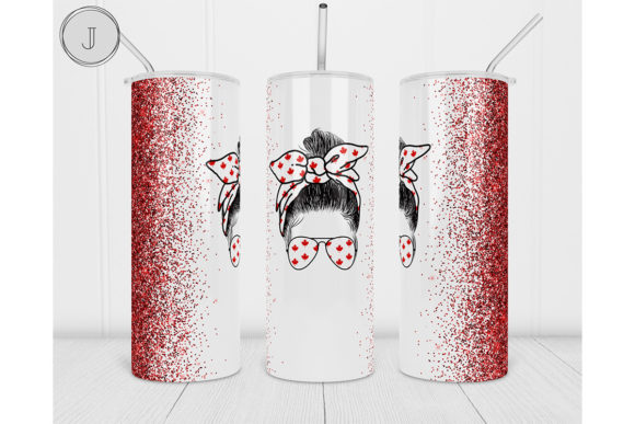 20oz Skinny Tumbler Mama Canada Day Graphic Crafts By join29design