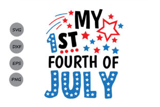 My 1st Fourth of July Svg. Afbeelding Crafts Door CosmosFineArt 1