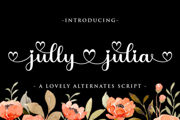 Jully Julia Script & Handwritten Font By Romie Creative
