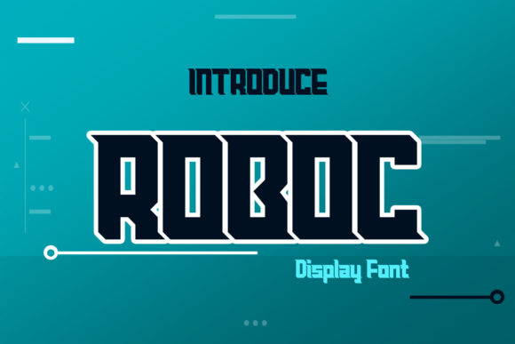 Roboc Display Font By Dacatype Studio