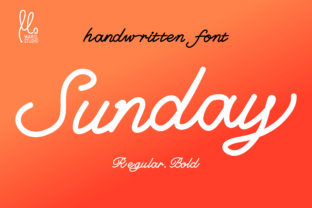 Sunday Script & Handwritten Font By Waris Studio 1