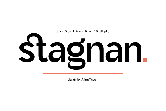 Stagnan Sans Serif Font By arimatype
