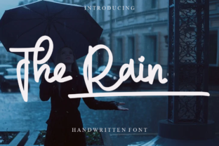 The Rain Script & Handwritten Font By Garcio 1