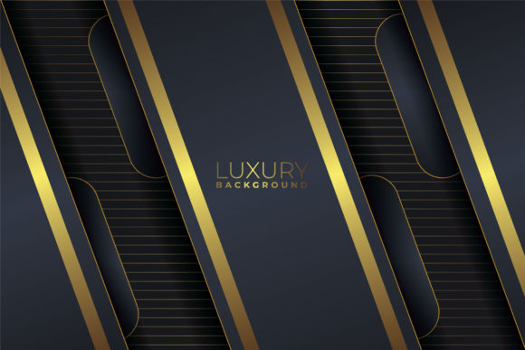 Modern Luxury Gold with Grey Background Grafika Tła Przez Rafanec