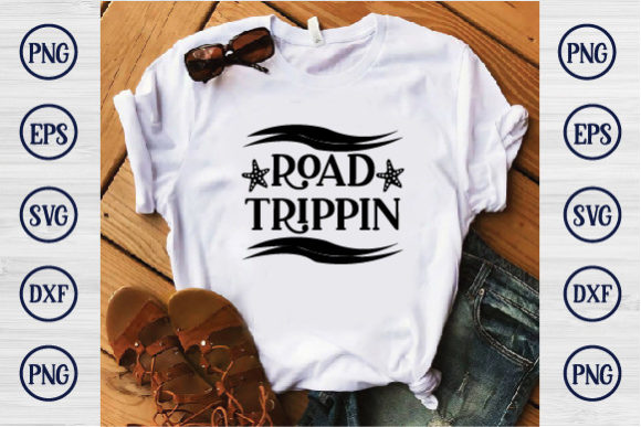 Road Trippin Graphic T-shirt Designs By Designfactory