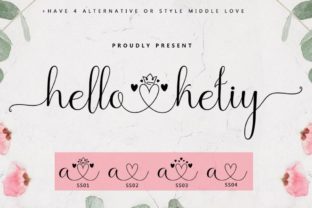 Hello Ketiy Script & Handwritten Font By Stellar Studio 1