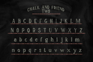 Chalk and Friend Display Font By Alit Design 6