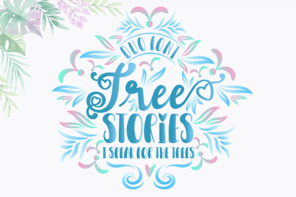 Tree Stories Script & Handwritten Font By Nobu Collections
