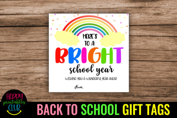 Here's to a Bright School Year- Back to Graphic Crafts By Happy Printables Club