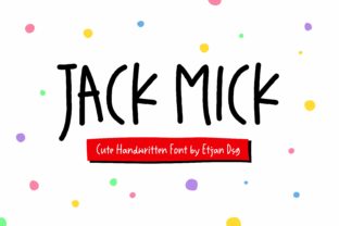 Jack Mick Script & Handwritten Font By Etjan Dsg 1