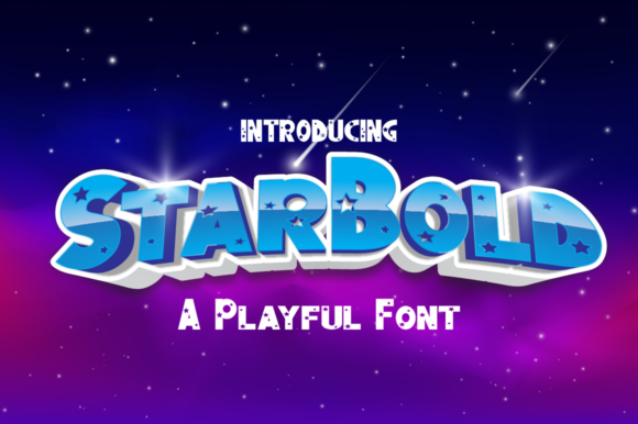 Star Bold Display Font By Letterayu
