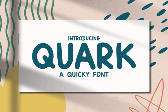 Quark Display Font By Line creative