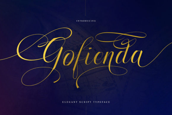 Gofienda Font Corsivi Font Di Alit Design