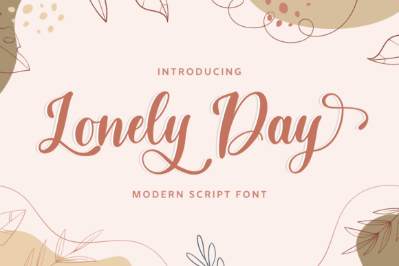 Lonely Day Script & Handwritten Font By jimtypestudio
