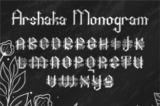 Arshaka Monogram Decorative Font By putracetol 2
