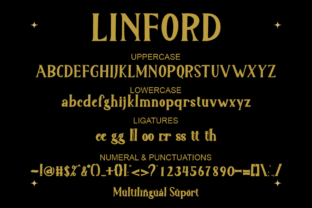 Linford Serif-Schriftarten Schriftart Von yogaletter6 7