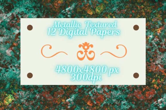 Metallic Textured Digital Paper Pack Graphic Textures By jlee2be84