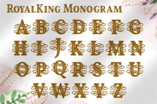 Royal King Monogram Decorative Font By putracetol 2