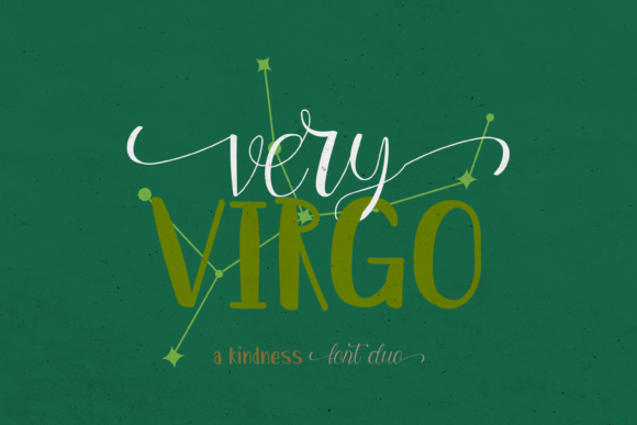 Very Virgo Duo Skript-Schriftarten Schriftart Von Sweet Vibes