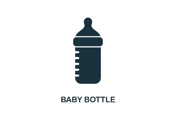 Baby Bottle Icon Grafik Symbole Von aimagenarium
