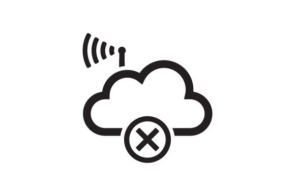 Error Network Signals Icon - Cloud Graphic Icons By anwar016bd