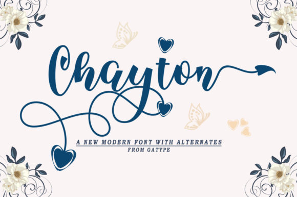 Chayton Script & Handwritten Font By gatype