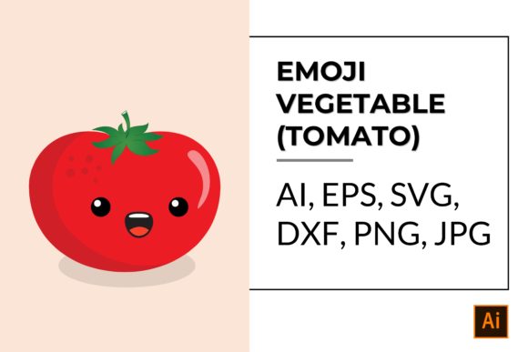 Emoji – Vegetable Tomato #5 Graphic Illustrations By studioarahangin