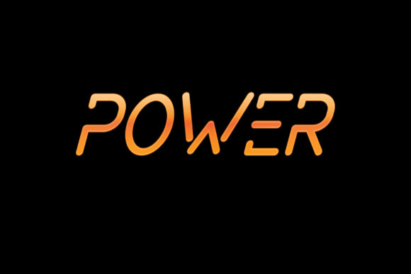 Power Display Font By Designvector10