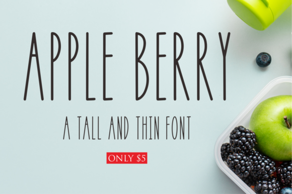 Apple Berry Fontes Sans Serif Fonte Por NJStudio