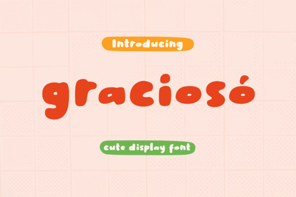 Gracioso Display Font By FadeLine
