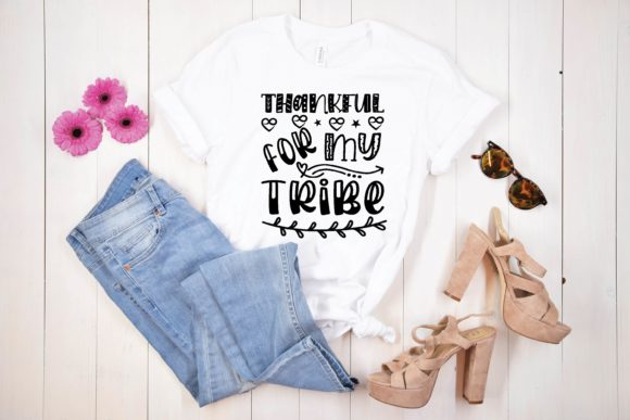 Thankful for My Tribe Svg Graphic T-shirt Designs By selinab157