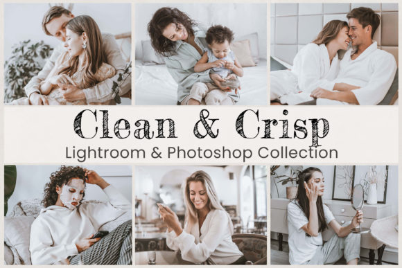 10 Clean & Crisp Photo Edit Collection Graphic Actions & Presets By 3Motional