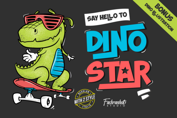 Dino Star Fuentes Display Fuente Por fachranheit
