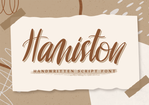 Hamiston Script & Handwritten Font By loklike