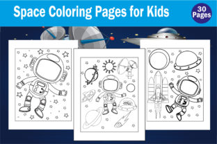 Space Coloring Book for Kids Kdp Interio Graphic Coloring Pages & Books Kids By Safe Publishing 1