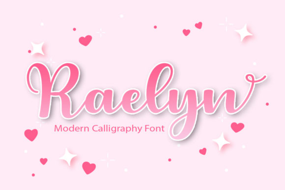 Raelyn Script & Handwritten Font By Fadlilah Studio