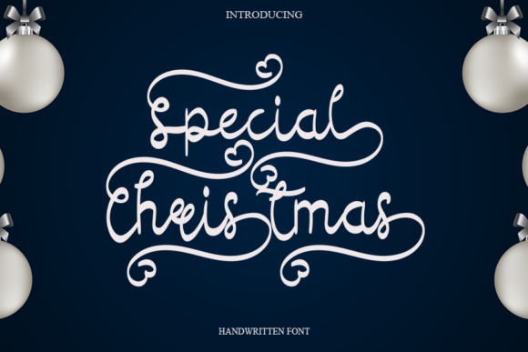 Special Christmas Script & Handwritten Font By janurmasahmad