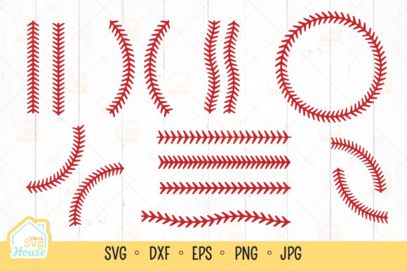 Baseball Stitches SVG Bundle Graphic Crafts By VeczSvgHouse