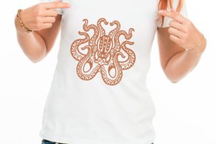 Octopus SVG, Kraken SVG Graphic Crafts By Cnxsvg 3