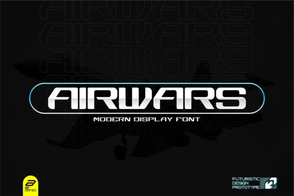 Airwars Display Font By asf-graphics
