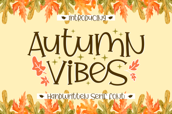 Autumn Vibes Fontes Serif Fonte Por Dani (7NTypes)