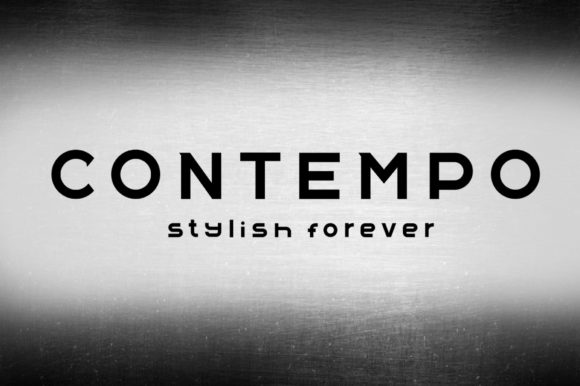 Contempo Display Font By pointsandpicas
