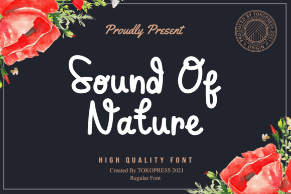 Sound of Nature Script & Handwritten Font By tokopress.fonts