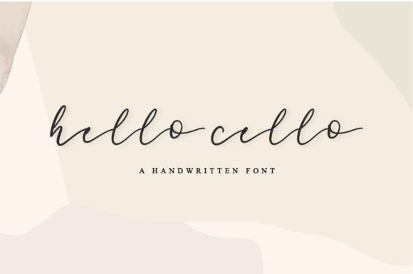Hello Cello Script & Handwritten Font By fanastudio