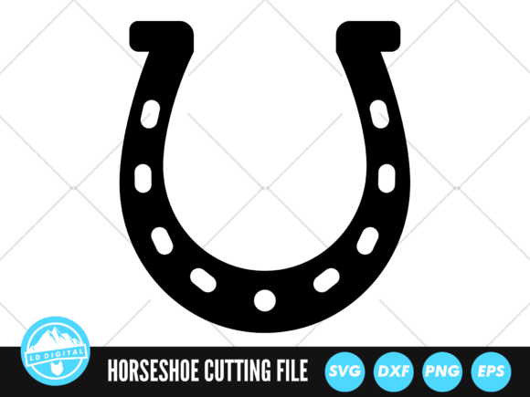 Horseshoe SVG | Horse Shoe Cut File Graphic Crafts By lddigital