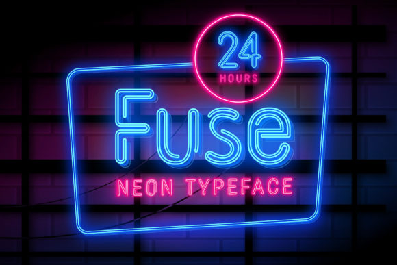Fuse Display-Schriftarten Schriftart Von HipFonts