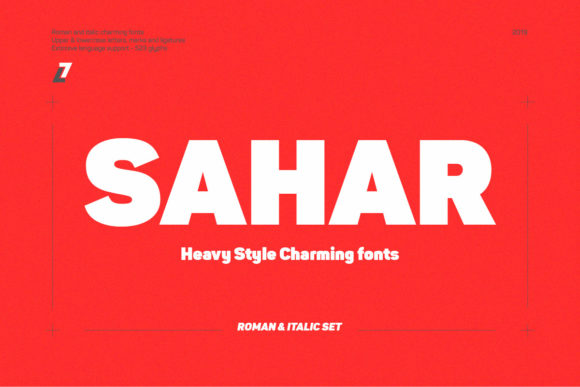 Sahar Display Font By Lella7