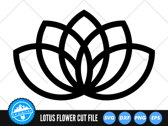 Lotus SVG | Sacred Geometry SVG Graphic Crafts By lddigital