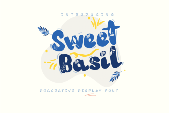Sweet Basil Display Font By Rasa